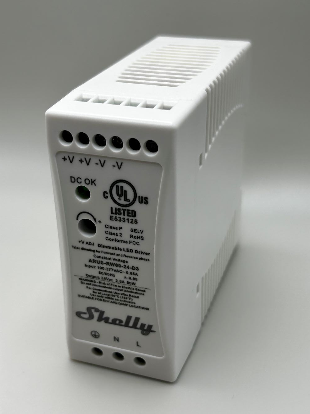 60 Watt DC Power Supply (UL-Listed) - 24 Volt