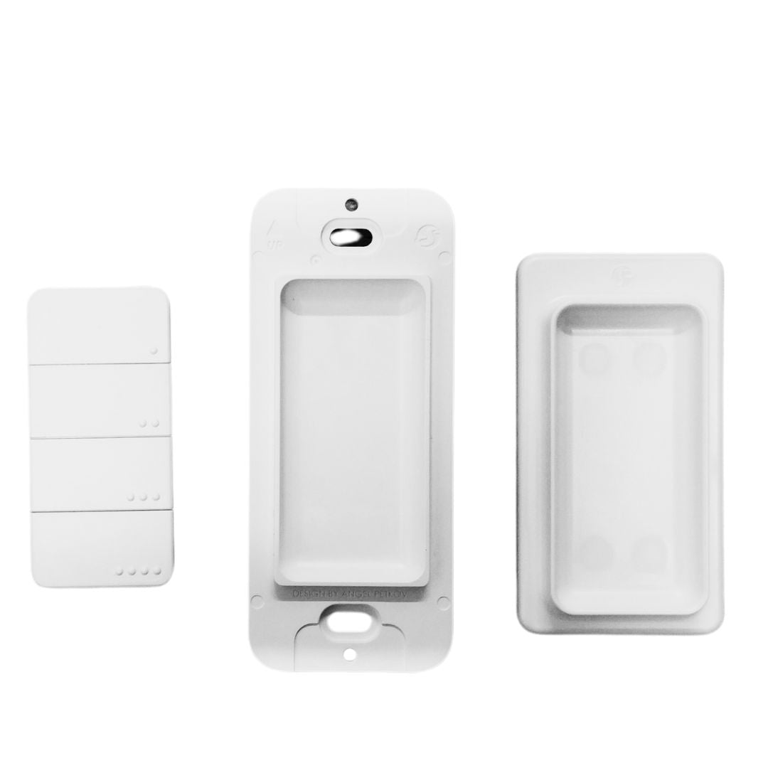 Shelly BLU RC Button 4 US. Bluetooth 4 Button Remote Control. Wall Switch Mount and Detachable.