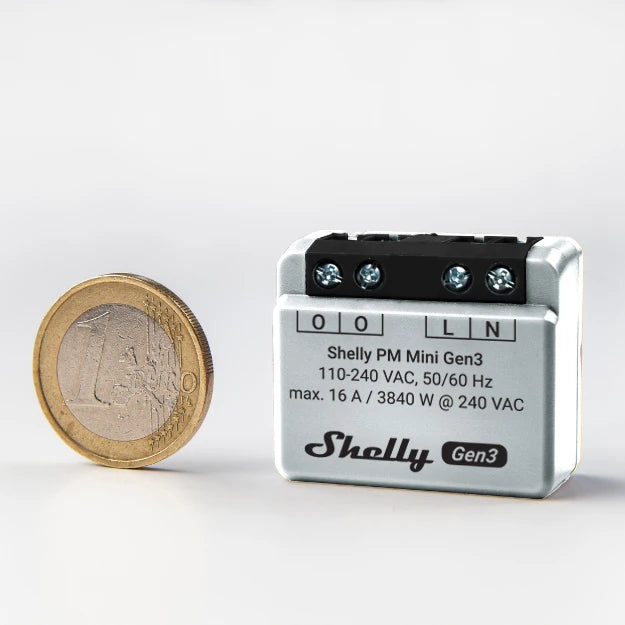 Wi-Fi Smart Power Meter Shelly Plus PM Mini - SHELLY