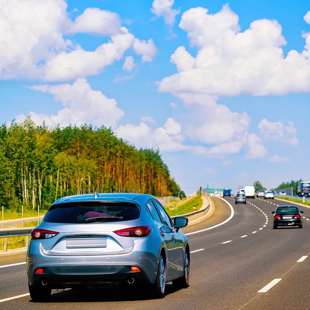 vehicle on road